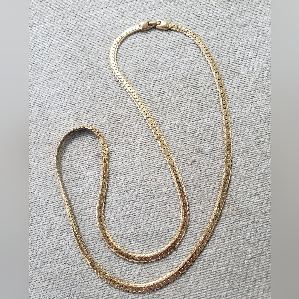 Vintage Napier gold toned chain